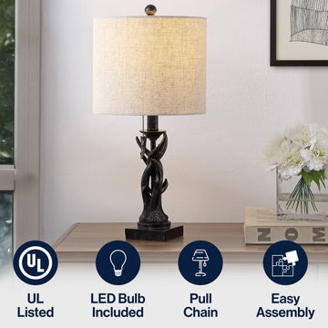 Gaston 20.5" Resin Mini LED Table Lamp